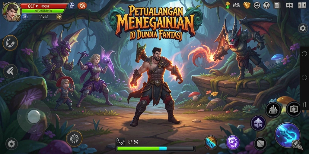 Gameplay seru di dunia penuh petualangan 6CF.
