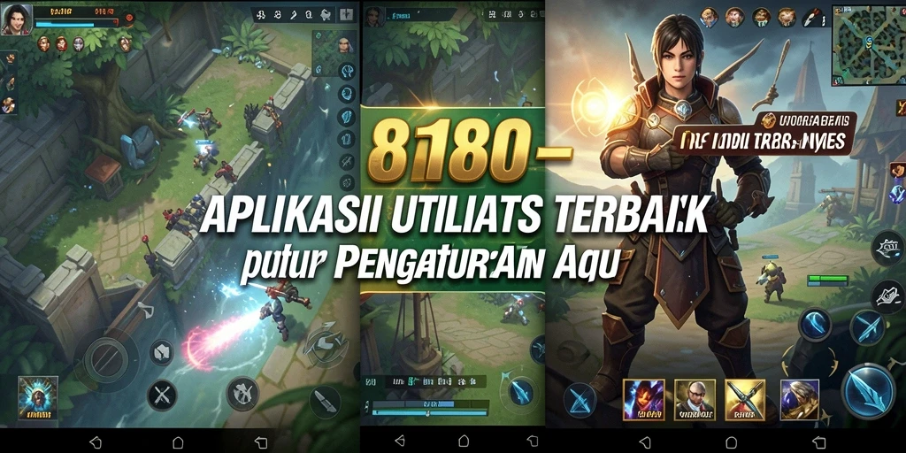 Tampilan antarmuka aplikasi Utility 8180 yang intuitif dan mudah digunakan.