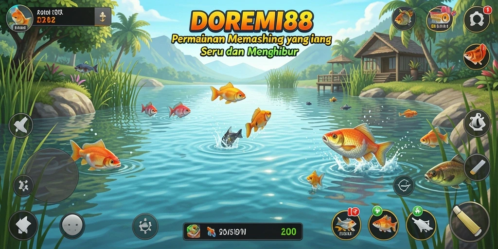 Tangkapan ikan yang beragam dalam gameplay DOREMI88.