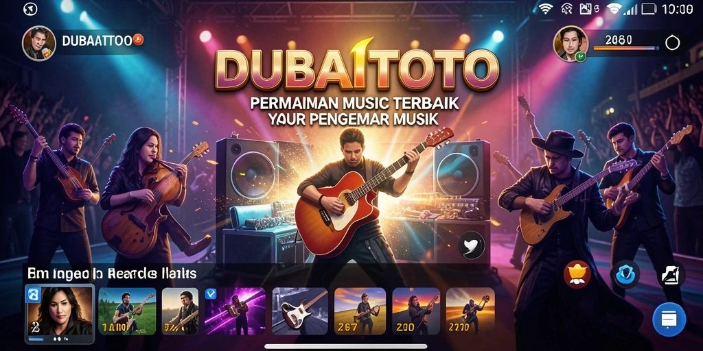 Tampilan gameplay DUBAITOTO dengan irama yang menyenangkan.