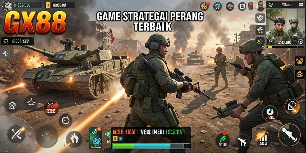 Gameplay menantang dan strategi mendalam di GX88.