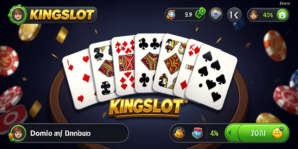 Tampilan gameplay KINGSLOT yang mengasyikkan dengan desain warna-warni.