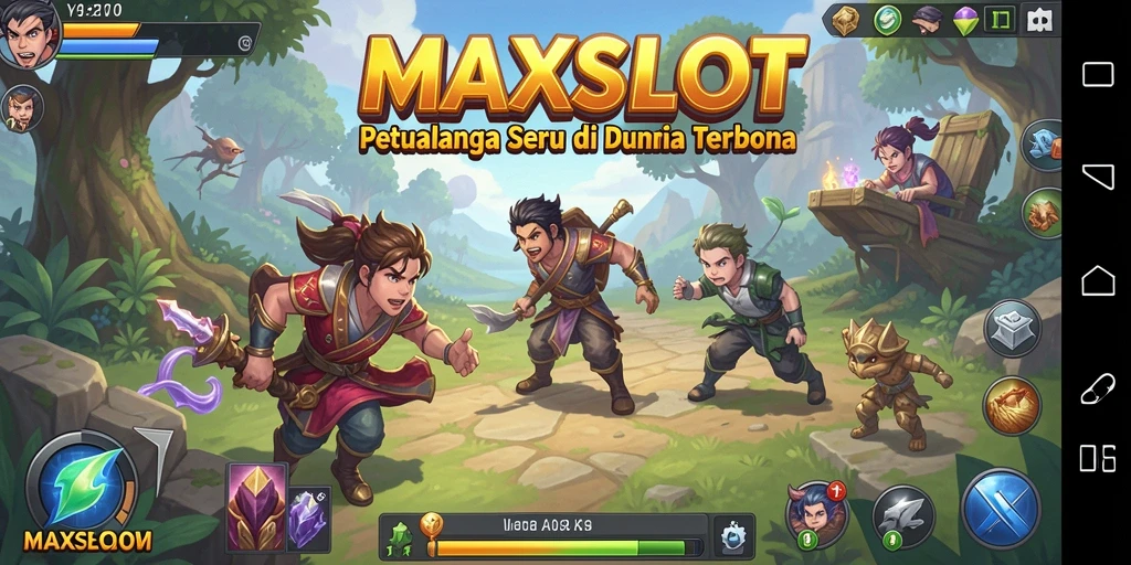 Tampilan menarik dari gameplay seru di dunia terbuka MAXSLOT.