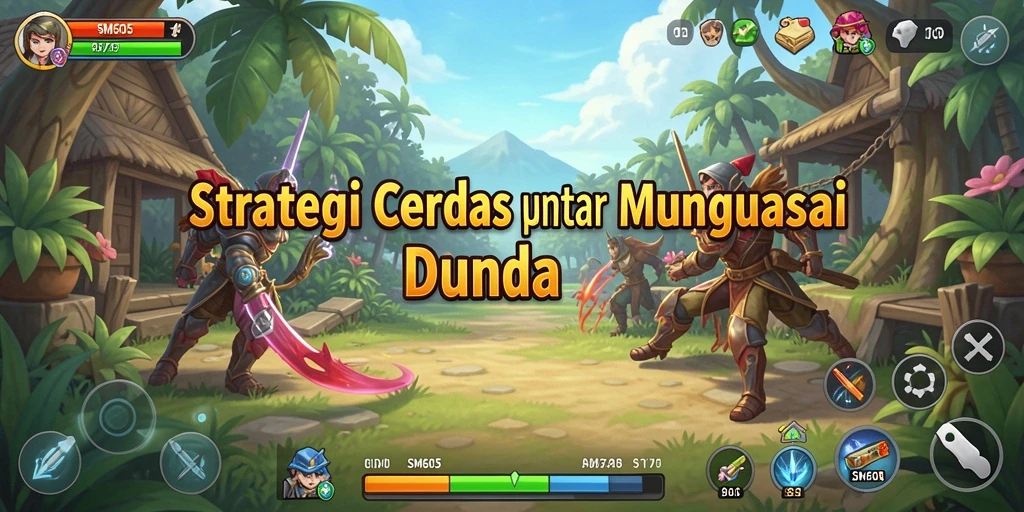Tampilan gameplay menarik dan strategis di SM605.