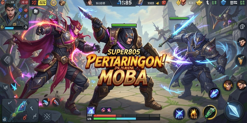 Tampilan dinamis dari pertempuran epik di SUPER805.
