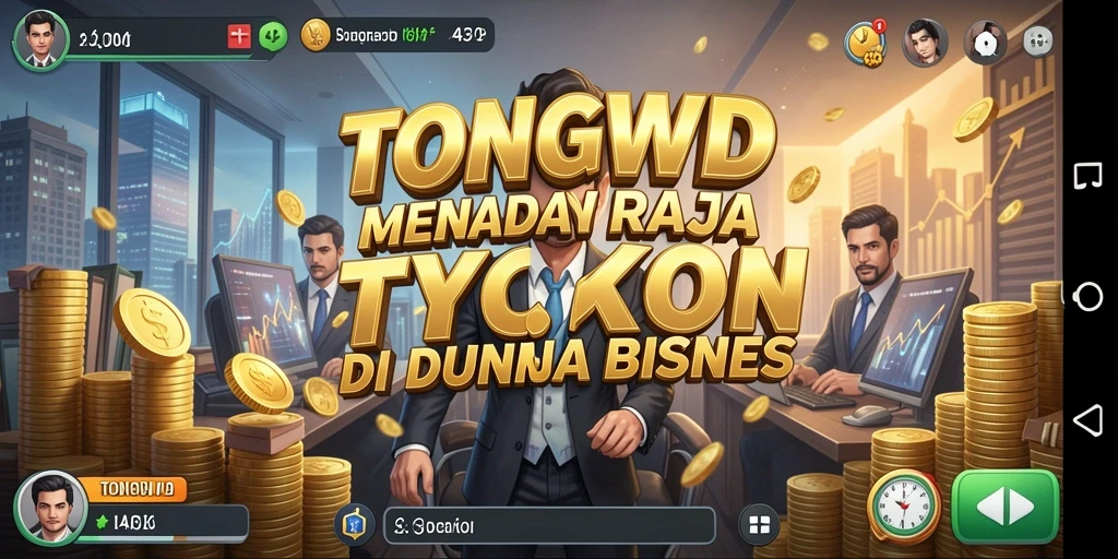 Tampilan gameplay <strong>TONGWD</strong> yang seru dan interaktif di dunia Tycoon.