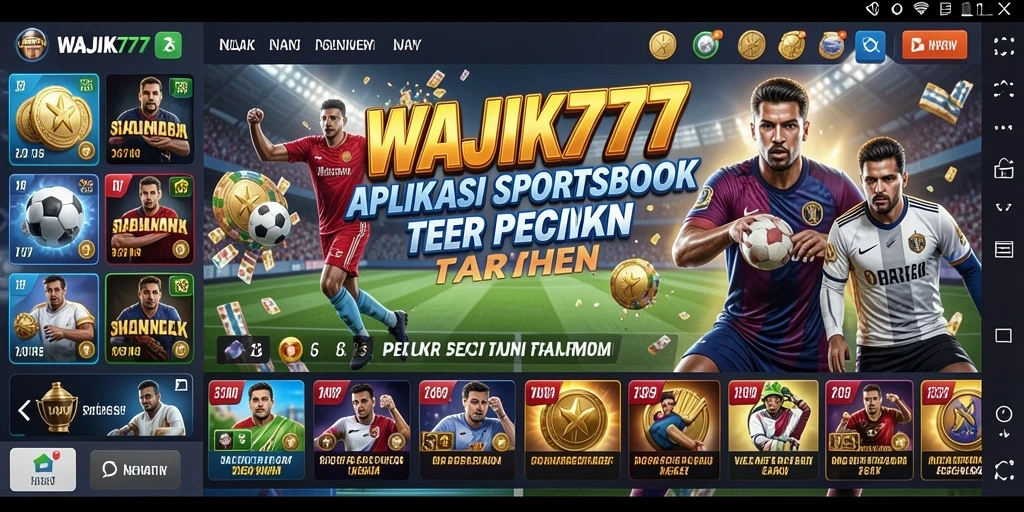 Tampilan utama WAJIK777 yang menarik dan interaktif dalam taruhan olahraga.